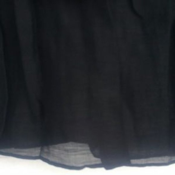 Banana Republic Black Linen & Silk New Skirt SZ 2P - Picture 7 of 9